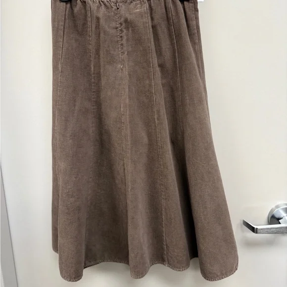J. Jill Taupe Corduroy Skirt XSPsize - Picture 2 of 14